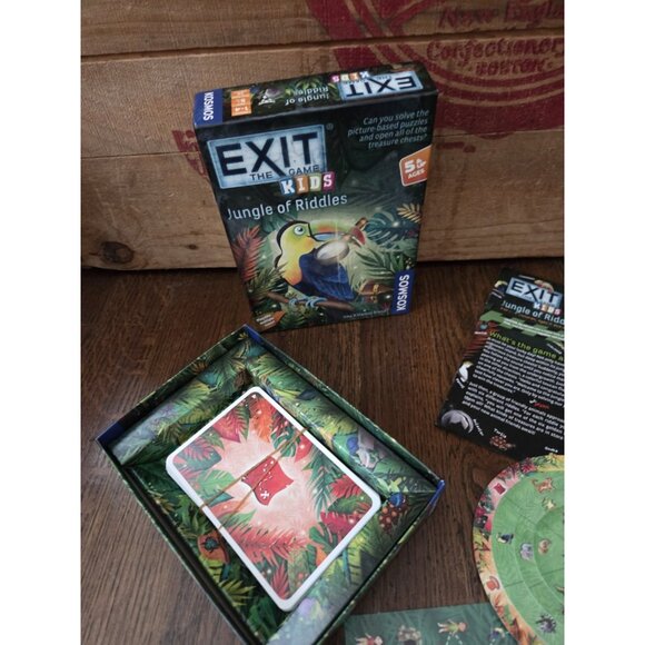 EXIT The Game - Jungle of Riddles Brainteasers Kid's Activity, Cooperative Game - Picture 8 of 9